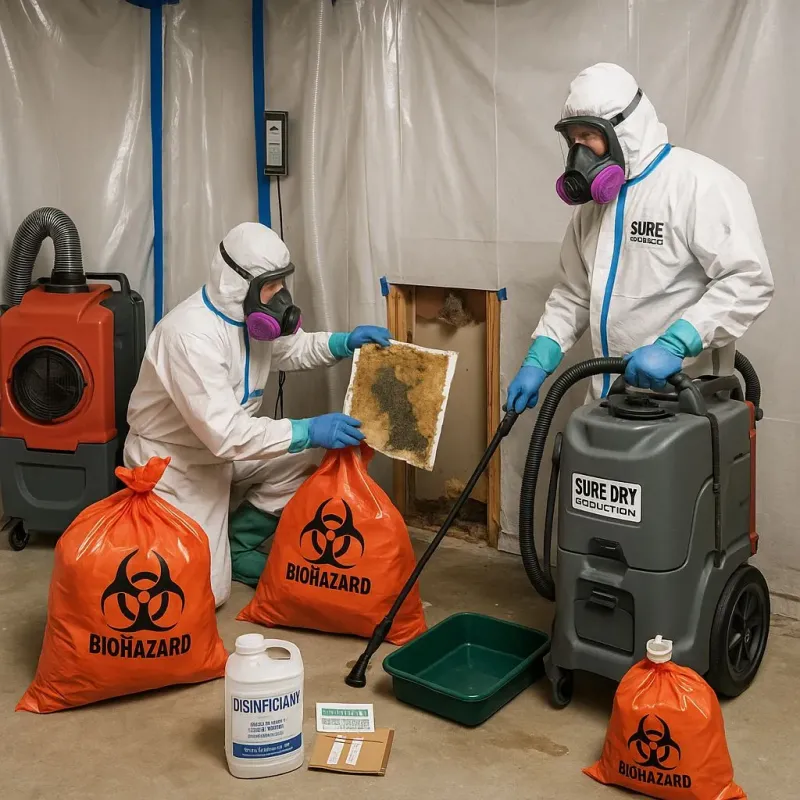 Contaminated Water Handling Protocols process in Emerald Isle, NC